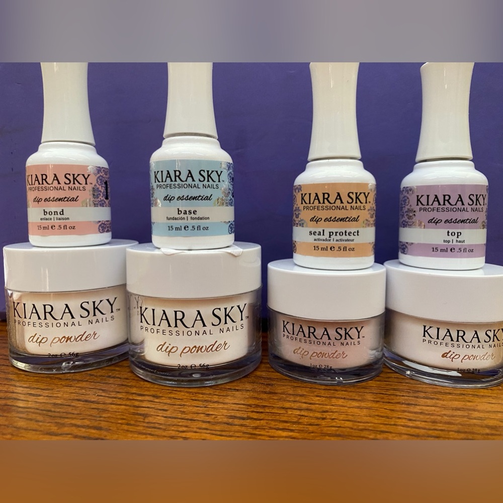 Kiara Sky Liquids and Dip Powders